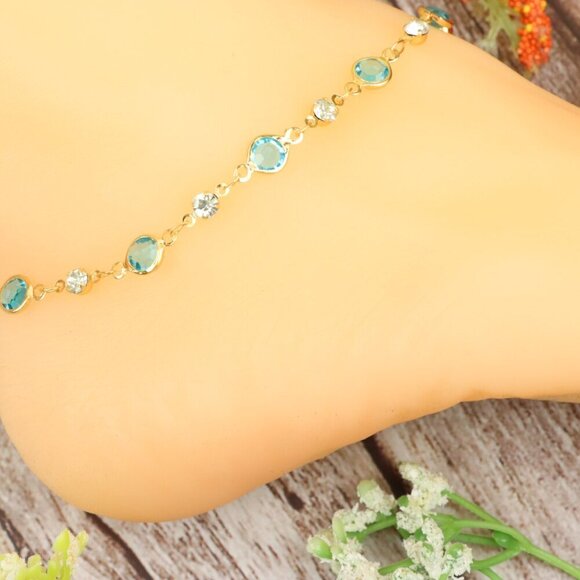 Dainty Anklet for Women – Elegant Everyday Jewelry & Perfect Gift | MLCRC1250 - Picture 7 of 10